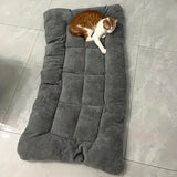 NNETM Extra-Large Plush Dog Sofa Bed with Non-Slip Base