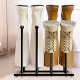 NNETM Black Metal Shoe Rack Organizer for Entryway