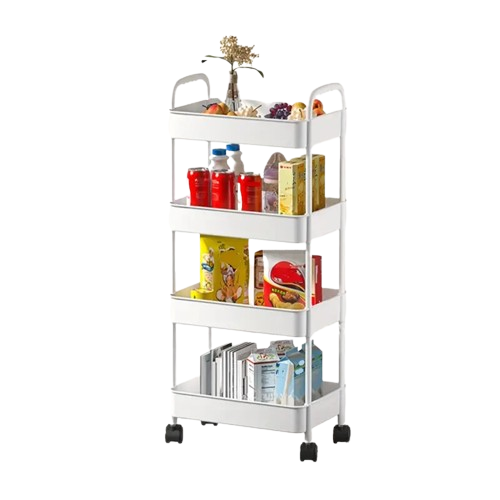 NNETM Narrow Gap Organizer: Slim Storage Cabinet for Kitchen or Bathroom