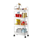 NNETM Narrow Gap Organizer: Slim Storage Cabinet for Kitchen or Bathroom