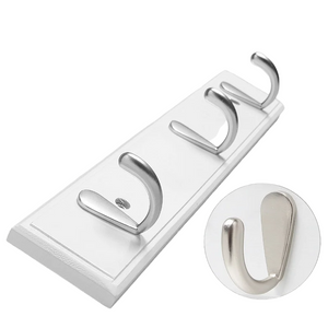 NNEOBA Bamboo Wall Hooks: Stylish Wooden Hooks for Towels