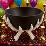 NNETM Skull Hand Bowl Holder Halloween Candy Dish