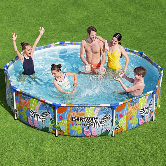 NNEVL Steel Pro Above Ground Swimming Pool 305x66 cm