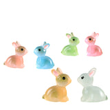 NNETM 20pcs GlowMates Animal Resin Figurines for DIY Crafts