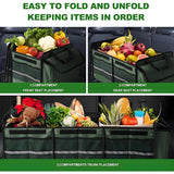 NNETM Car Storage Bag Foldable Trunk Organizer with Ice Pack