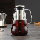 NNETM Glass Coffee Maker with Stainless Filter