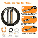 NNETM High-Performance Adjustable Fitness Speed Skipping Rope