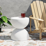 Levede Side Table Terrazzo Coffee Tables Beige-1910113292588814343