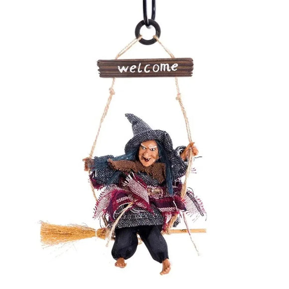 NNEOBA Halloween Hanging Witch Dolls Prop