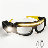 NNETM Rechargeable LED Safety Glasses Light