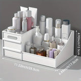 NNETM Large Capacity Cosmetic Storage with Drawers Store Brushes, Makeup, Skincare, Perfumes