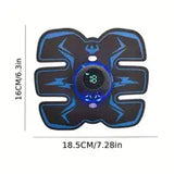 NNETM Rechargeable Remote Control Abdominal Muscle Toner, Muscle Trainer, Body Muscle Stimulator EMS Massager- Tone Your Abs, Hips, And Buttocks At Home