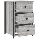 NNEVL Bedside Cabinets 2 pcs Grey Sonoma 40x36x60 cm Engineered Wood