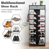 NNECW 13-tier Vertical Shoe Rack with Removable Drawer