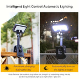 NNETM 2-Pack Solar Motion Sensor Lights – Super Bright LED, Clip-On, IP65 Waterproof for Yard, Garden & Patio