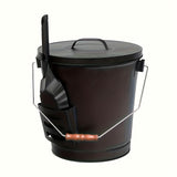 NNETM Galvanized Ash Bucket Set with Shovel