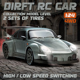 NNETM 1:24 RC Drift Car 4WD 2.4GHz with Lights & Accessories