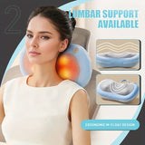 NNETM 3D Massage Pillow with Heat Function (Blue)