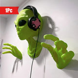 NNETM 1pc Green Eyes Alien Moto