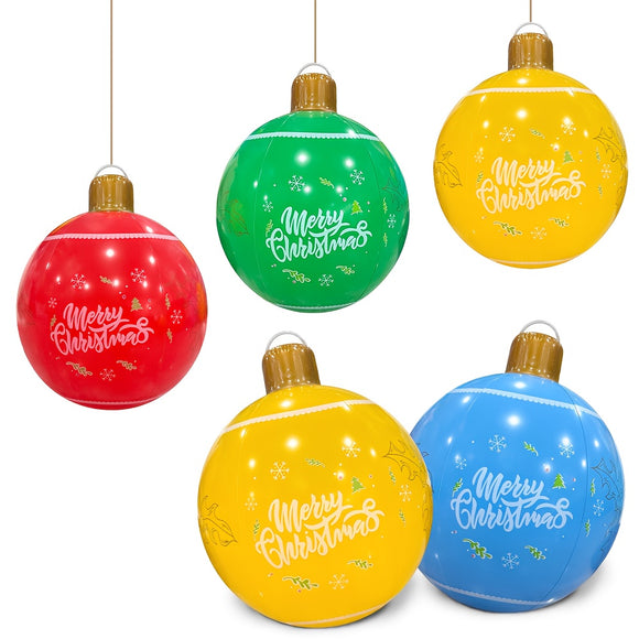 NNETM Giant Christmas Inflatable Ball Set (4pcs)