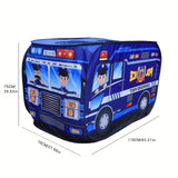 NNETM Police Car Play Tent with Sunroof