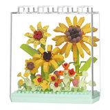 NNEOBA Bouquet Sun Flower Flowers Bricks Constructor Set