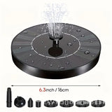 NNETM Solar Fountain Pump for Outdoor Waterscapes