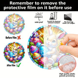 NNETM Easter Bunny Suncatcher Round Acrylic Hanging Sign