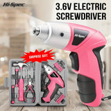 NNETM Cordless Electric Screwdriver Tool Set