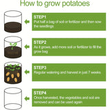 NNETM Large Potato Grow Bag with Handles Green