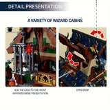 NNETM 1964pcs Enchanted Medieval Witch House - LED Light-Up