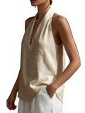 Women's Off-Shoulder Halter Top