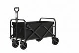 NNETM Collapsible Beach Wagon Cart – All-Terrain Folding Utility Cart with Wheels & Brakes (530LBS)