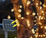 21.95M 200LED Crystal Globe Solar String Lights