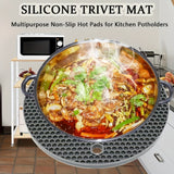 NNETM Silicone Trivets Set Heat-Resistant & Non-Slip (4PCS)