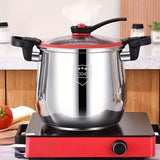 NNETM Non-Stick Stainless Steel Stew Pot Fast Seal