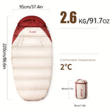 NNETM All-Season Oval Camping Sleeping Bag