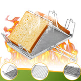 NNETM Foldable Portable Stainless Steel Barbecue Grill