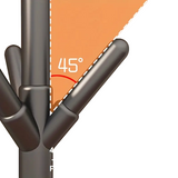 NNETM Effortless Elegance: Minimalist Assembly Floor Coat Rack