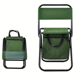 Portable Folding Fishing Chair with Cooler Bag