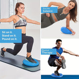 NNETM 2pcs Inflatable Balance Boards - Stability & Core Strength Trainer(Blue & Purple)