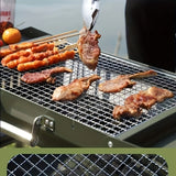 NNETM Outdoor Folding Charcoal Grill BBQ Rack
