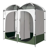 NNETM Double Camping Shower Tent – Portable Privacy Toilet & Changing Room