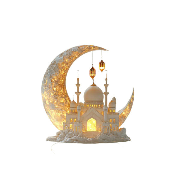 NNETM Traditional Ramadan Mosque Table Decoration Home Decor