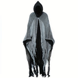 NNETM Skeleton Halloween Cloak with Hood