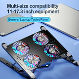 NNETM Gaming Laptop Cooling Pad with 4 Fans & Adjustable Stand