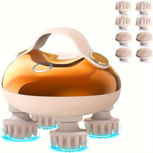 NNETM Portable Electric Scalp Massager(Gold)
