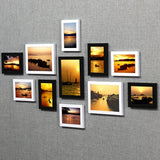 NNETM European Style Wall-Mounted Photo Frame Set – No-Drill Gallery Wall Frame