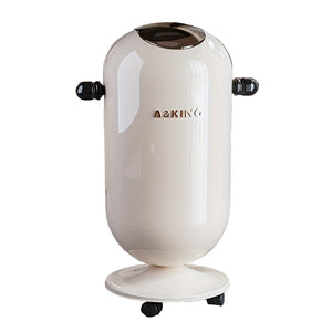 NNETM Trash Can with Lid and Wheels