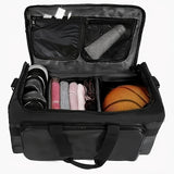 NNETM Nylon Duffel Bag with Shoe Compartment